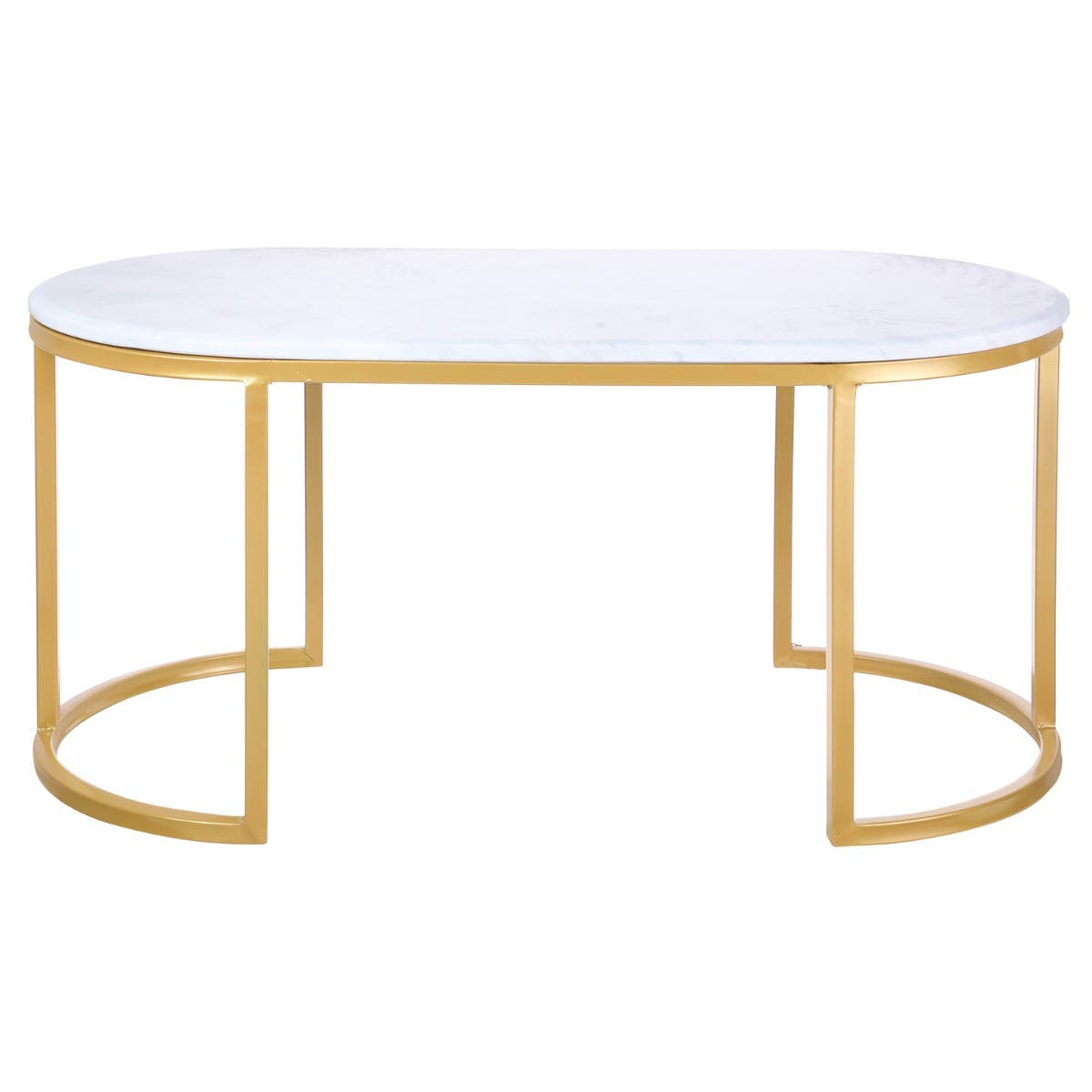 Steel Side Table, 110 X 45 X 50 Cm - Gold