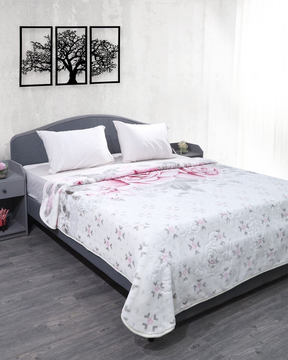 Aslan Velve Blanket, 230×240 cm - Multicolor