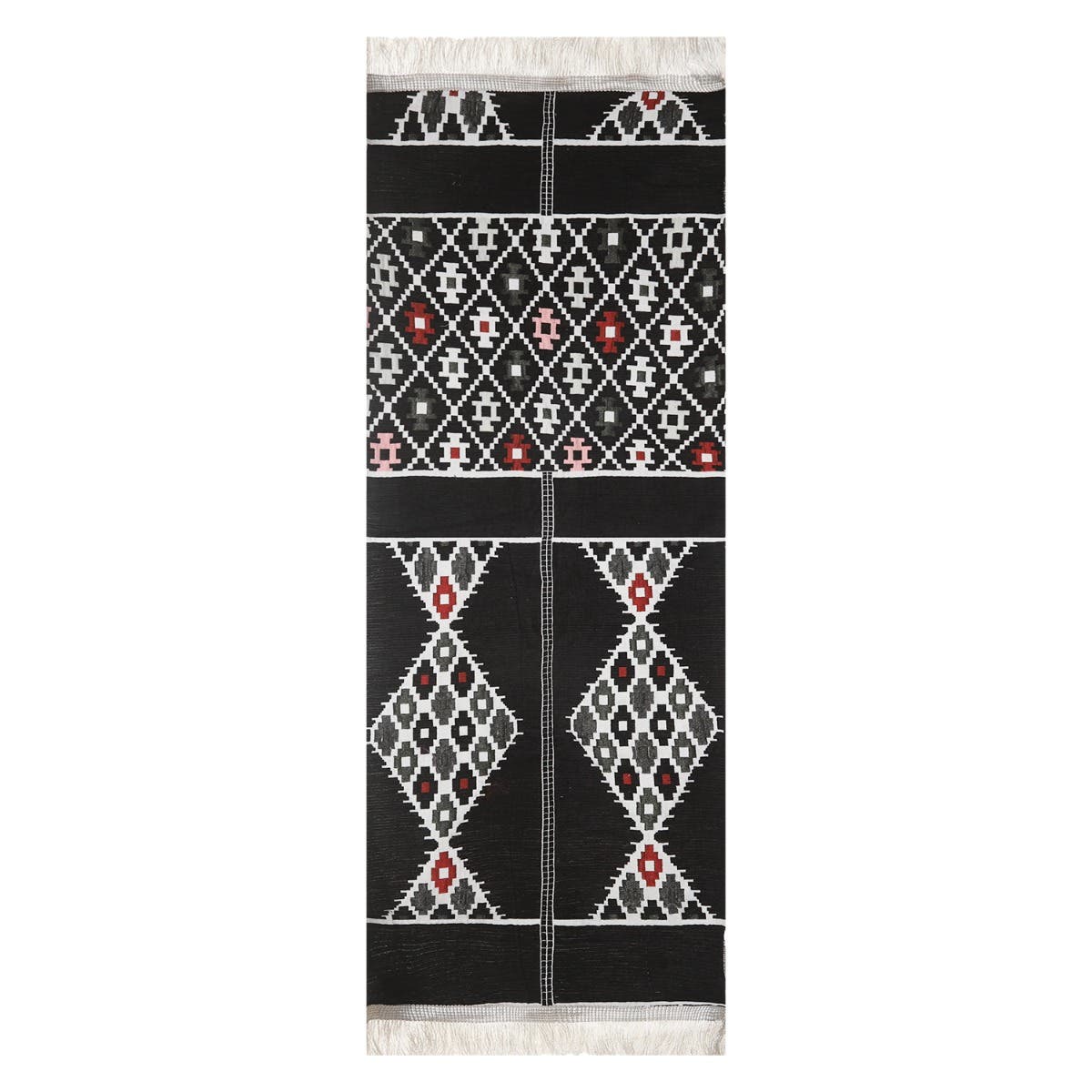 Makhmal Chanelia Mat Cover, 200×70 cm - Black