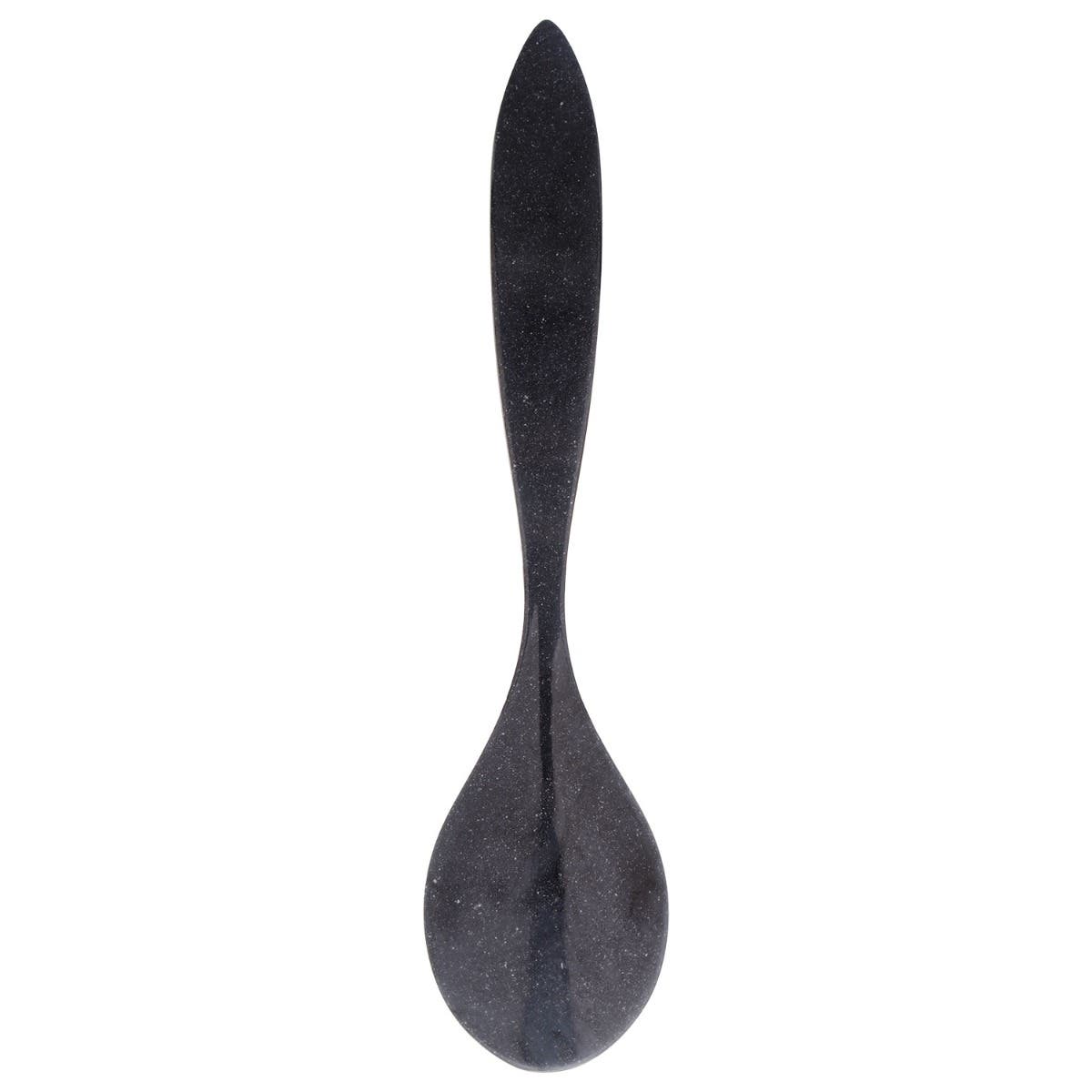 Bright Designs Melamine Big Spoon, 29 cm - Grey Black