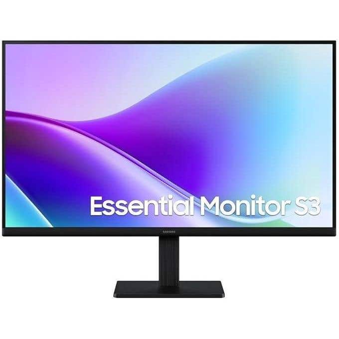 SAMSUNG Essential S3 S32GF 27 Inch FHD LED Standard Monitor, 120Hz - LS27F320GAUXEN