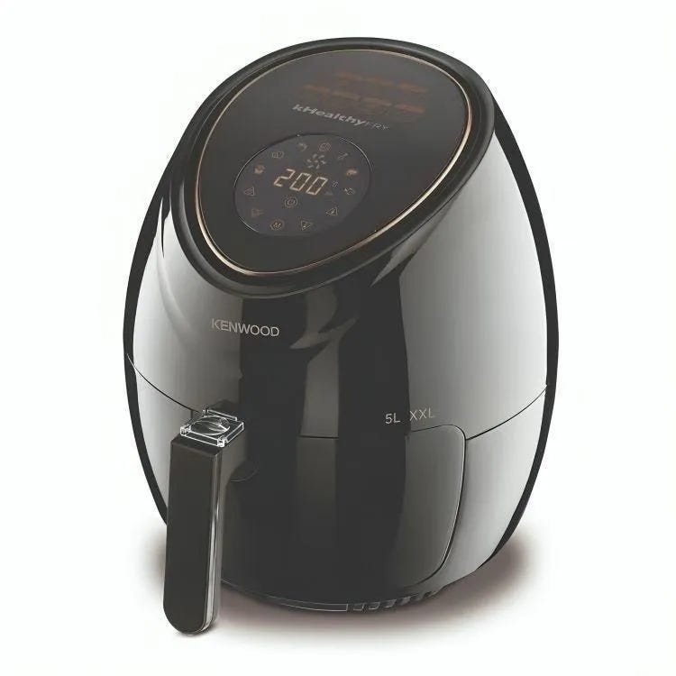 Kenwood HFP52.000BK Air Fryer, 5 Liter, 1500 Watt - Black