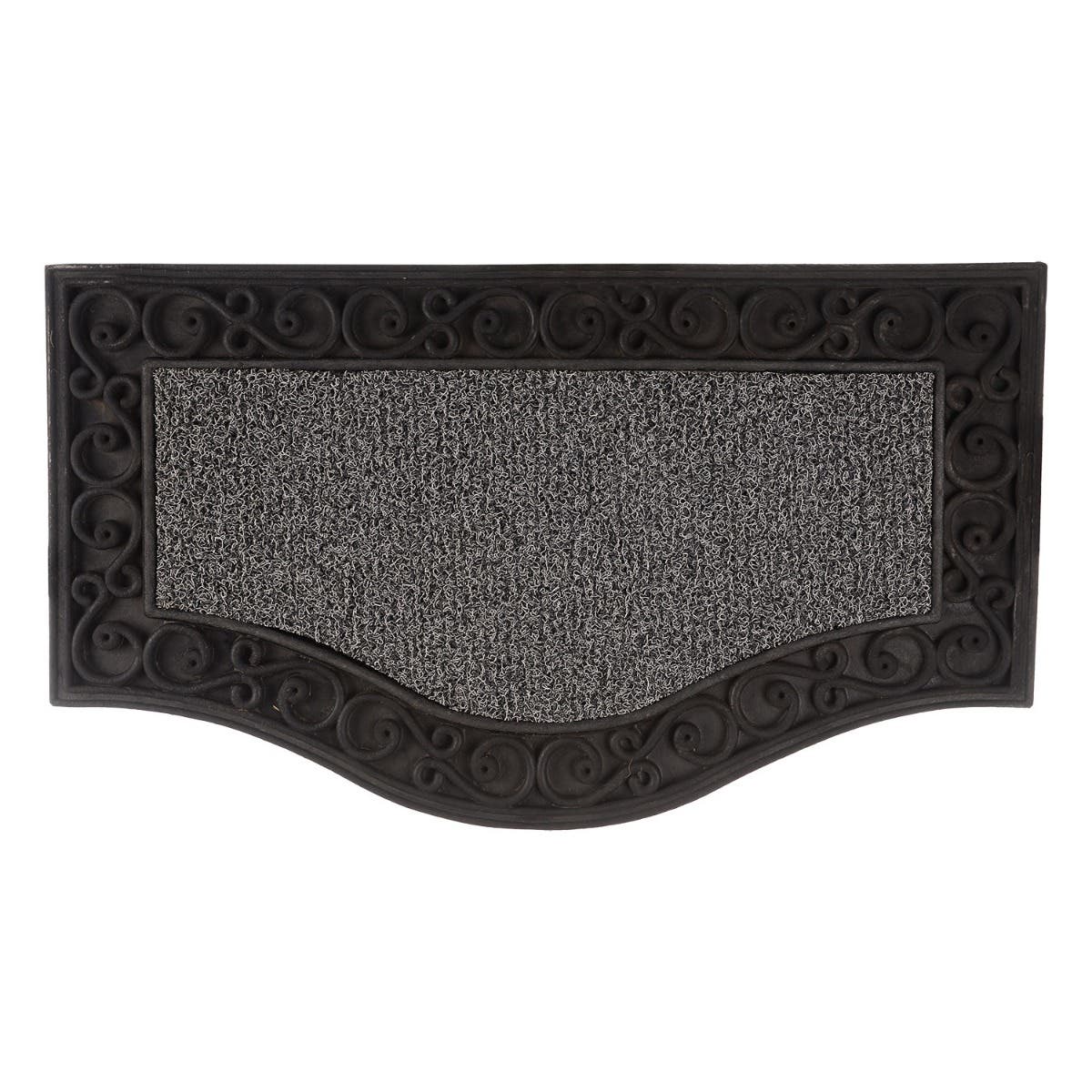 Door Mat, 40×70 cm - Black Grey
