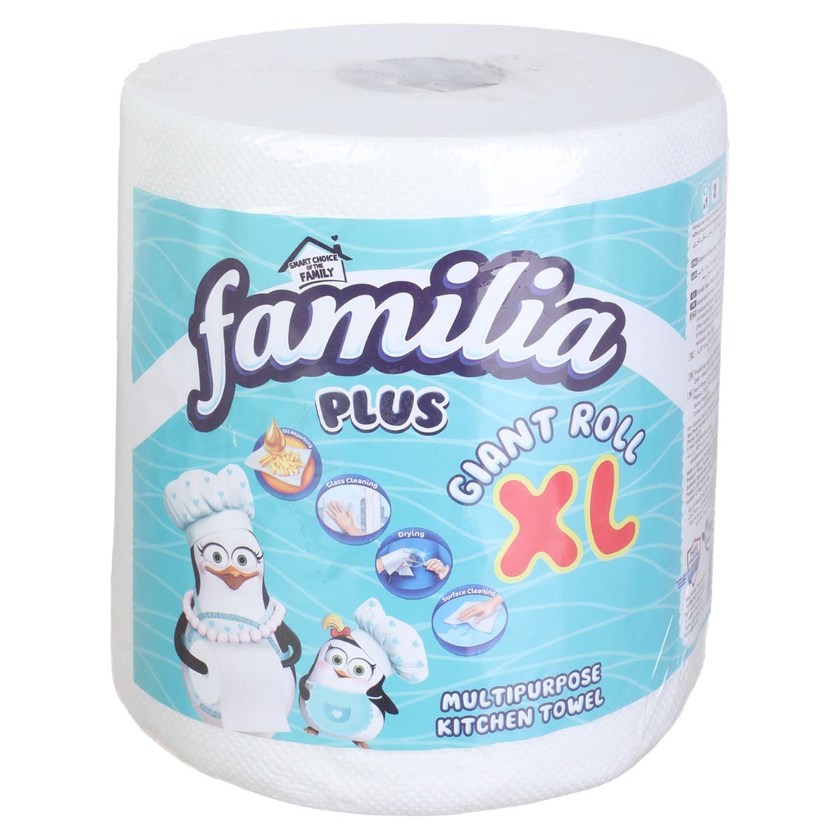 Familia Plus XL Kitchen Roll Tissues, 2 Layers - White