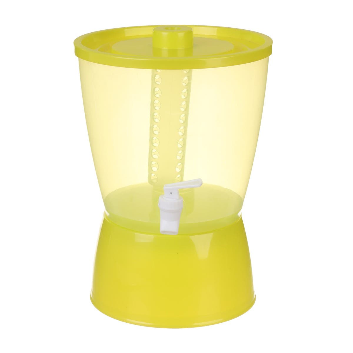 Winner Plast Plastic Dispenser Drink With Faucet, 6.5 Liter - Lemon