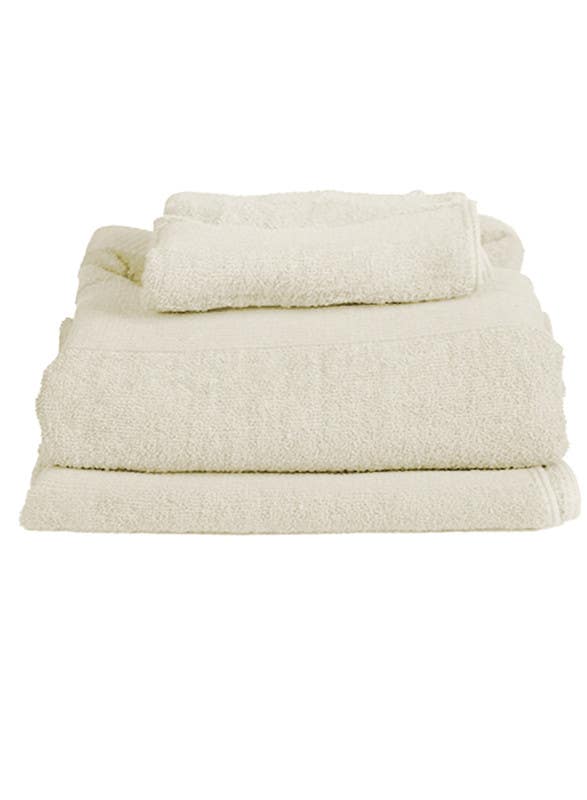Snooz Cotton Towels Set, 3 pieces, 500 gm - Off White