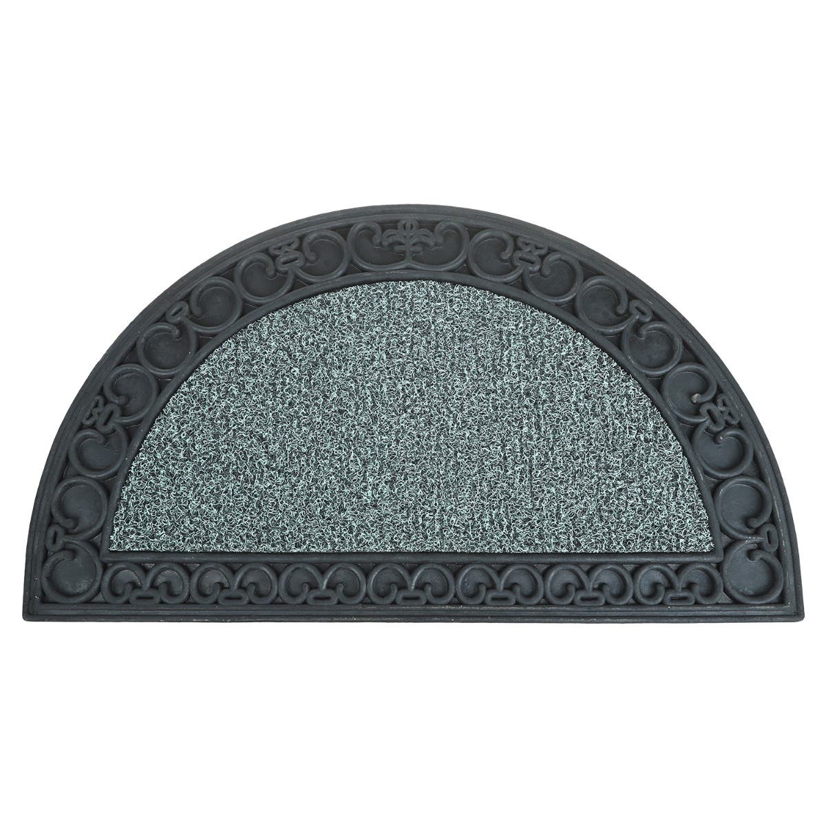 Leather Door Mat, 70×40 cm - Black Green