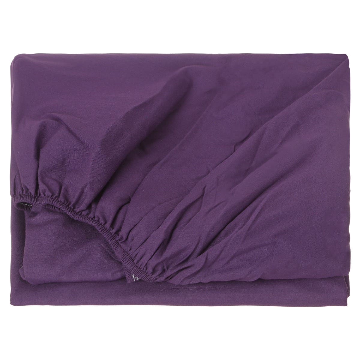 Nice Home Cotton Bed Sheet, 100×200×30 cm - Purple