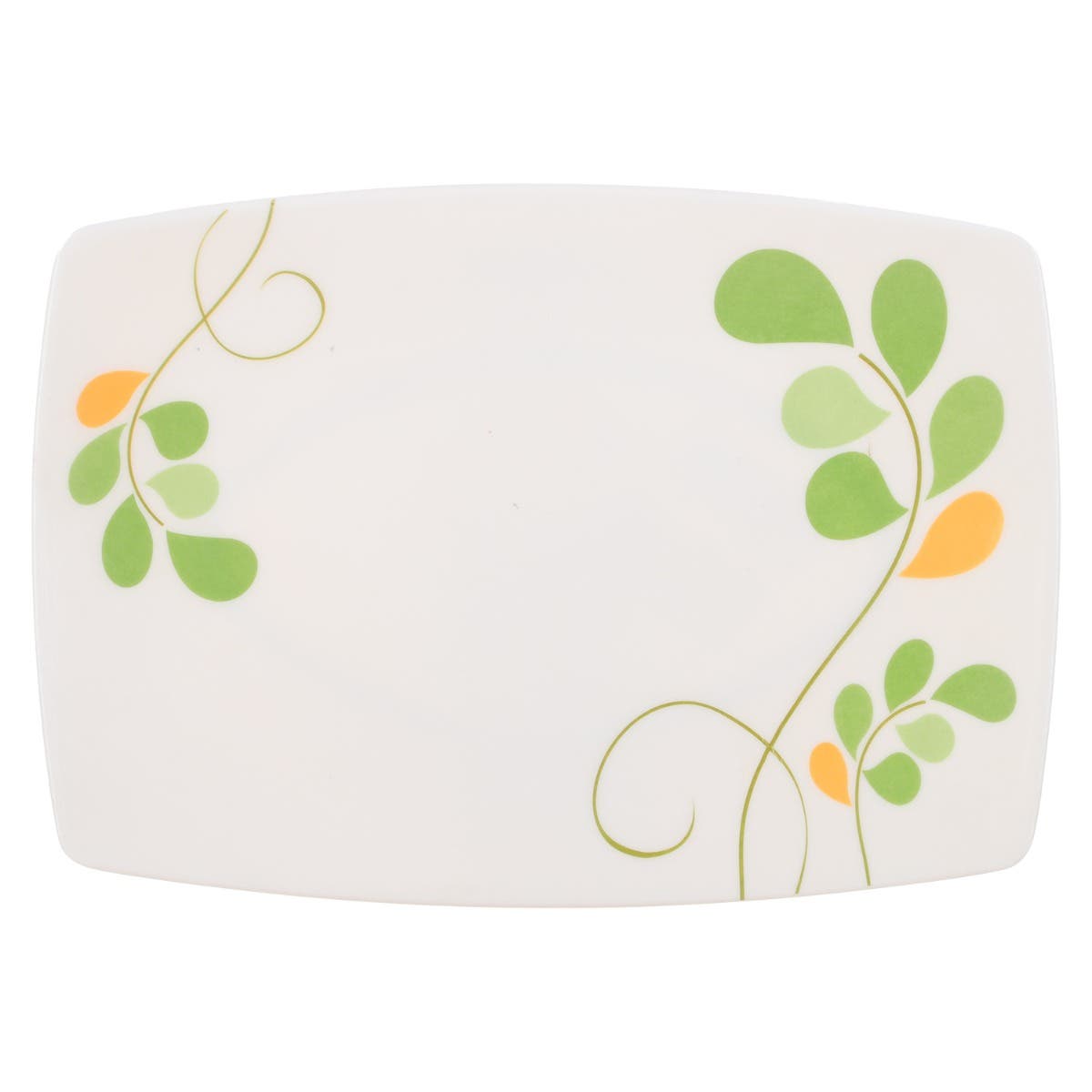 Almanar Rectangular Melamine Serving Plate 27.5×19.5 cm - Multicolor