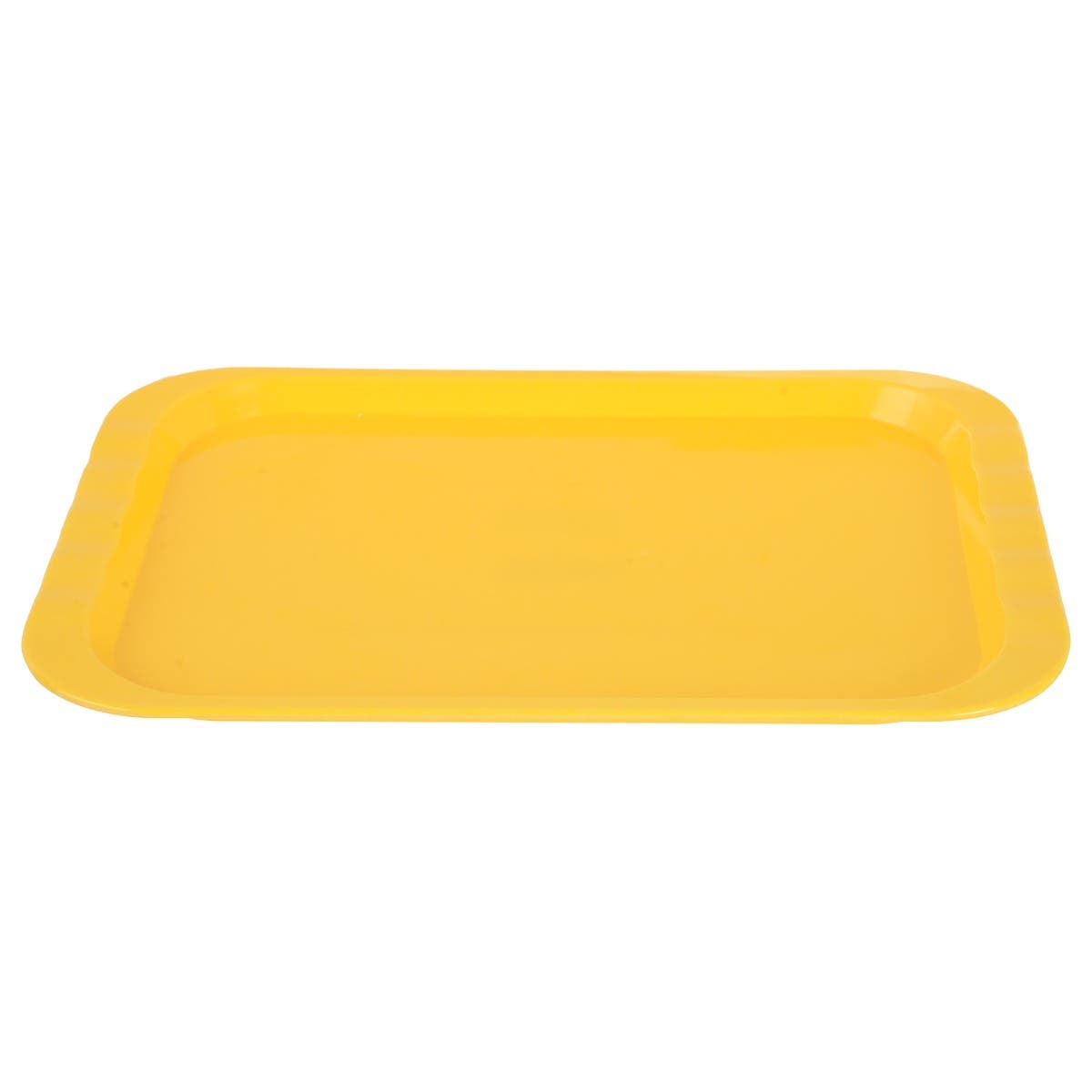 Al Manar Melamine Serving Tray, 27×38 cm - Yellow