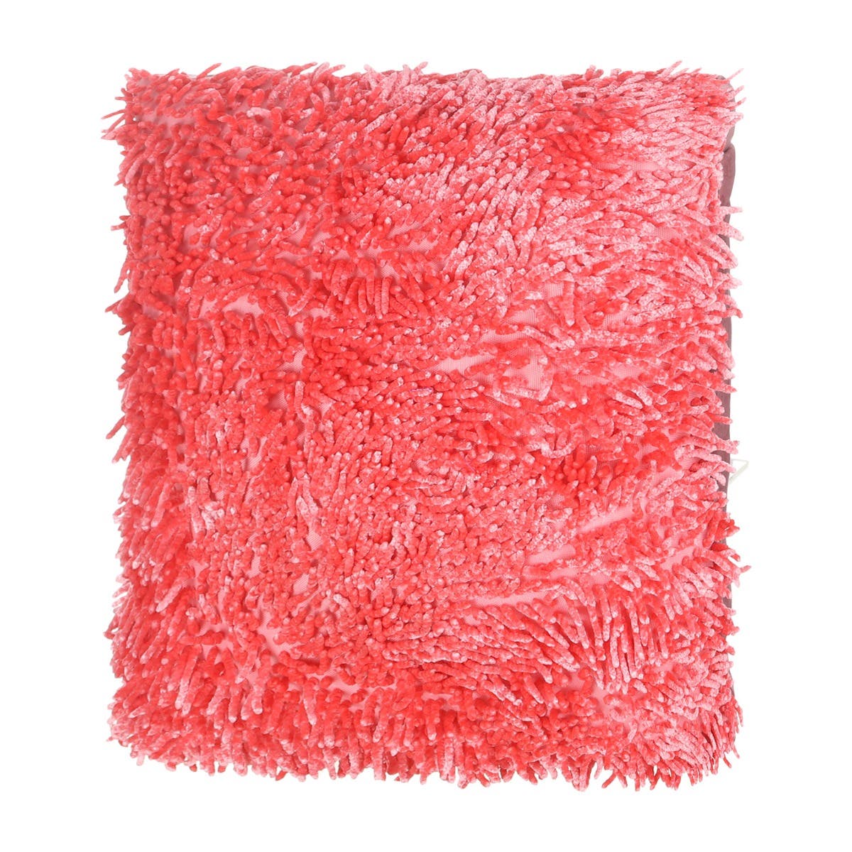 Chenille Cushion, 50×50 cm, 900 g - Dark Rose