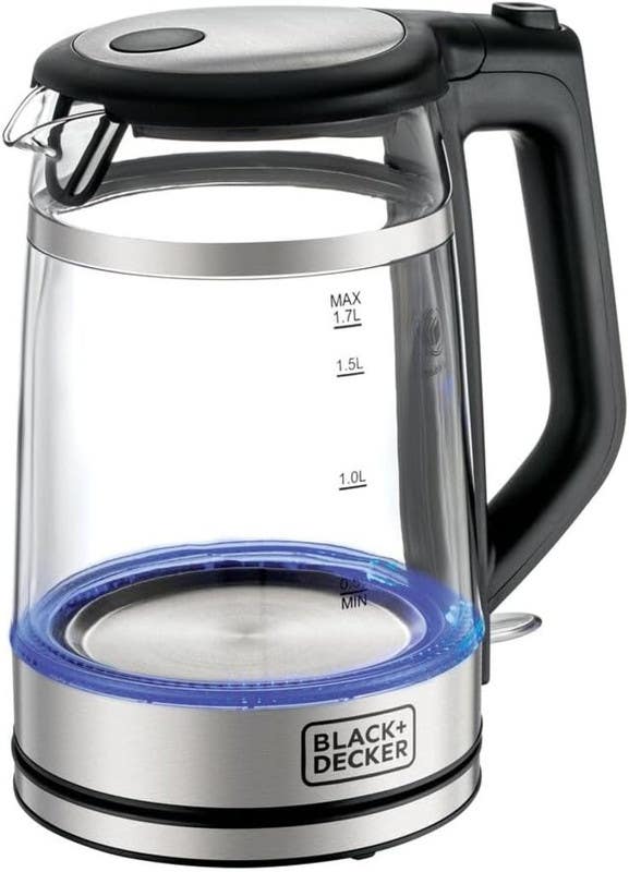 Black & Decker GK220-B5  Glass Electric Kettle, 1.7L, 2200W - Multicolor