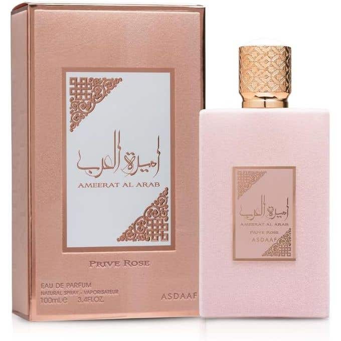 Asdaa Amir Al Arab Prive Rose Eau de Parfum for Women, 100ml