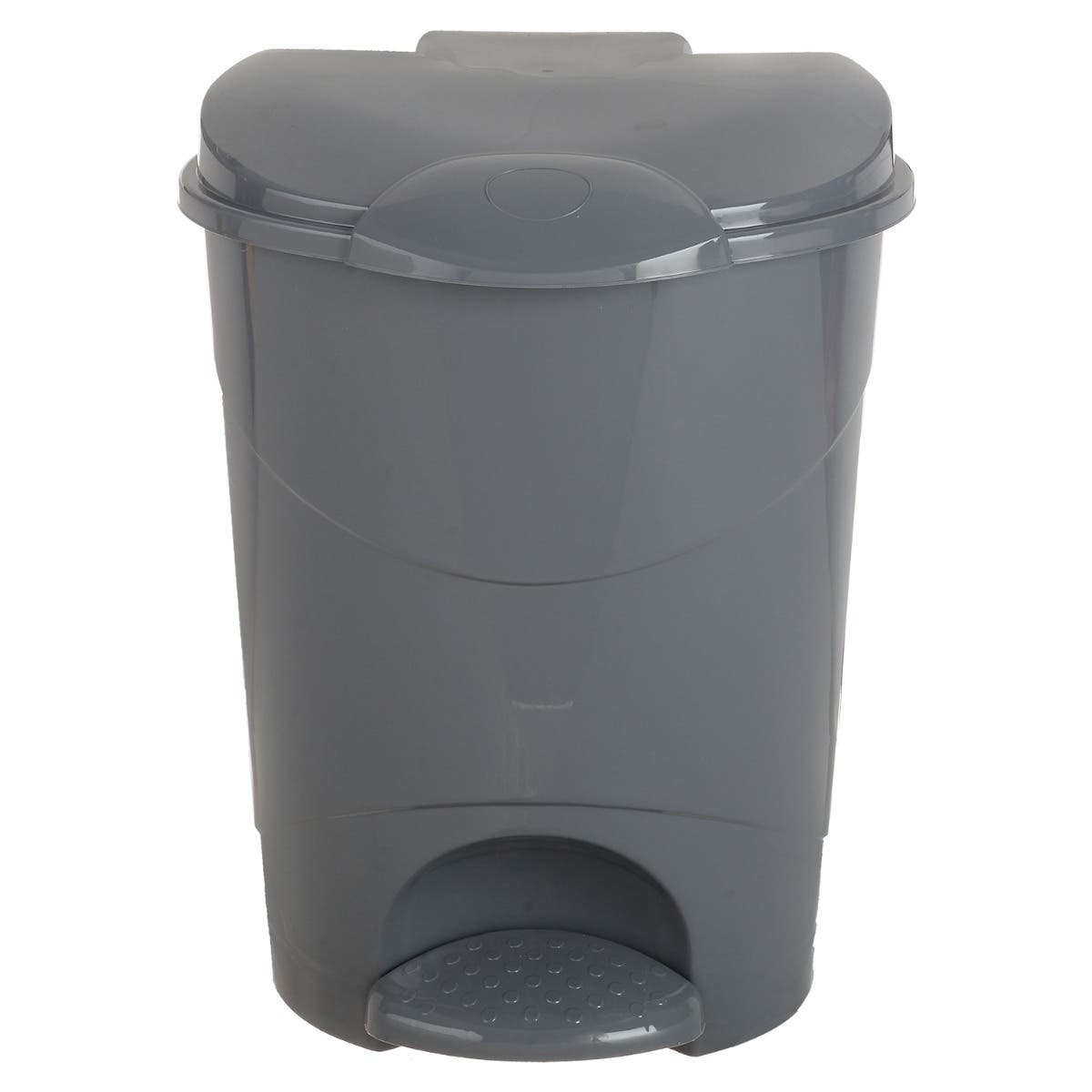 El Helal & Star Trash Bin, 30 Liter - Grey