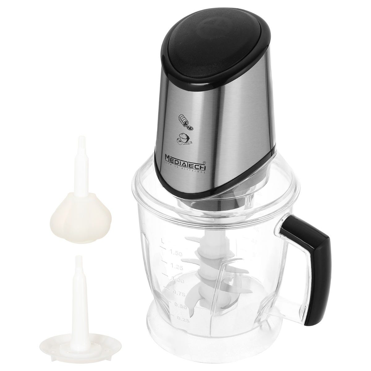 Get Media Tech MT-CR44 Meat&Vegetables Chopper, 700 Watt, 1.5 liter ...