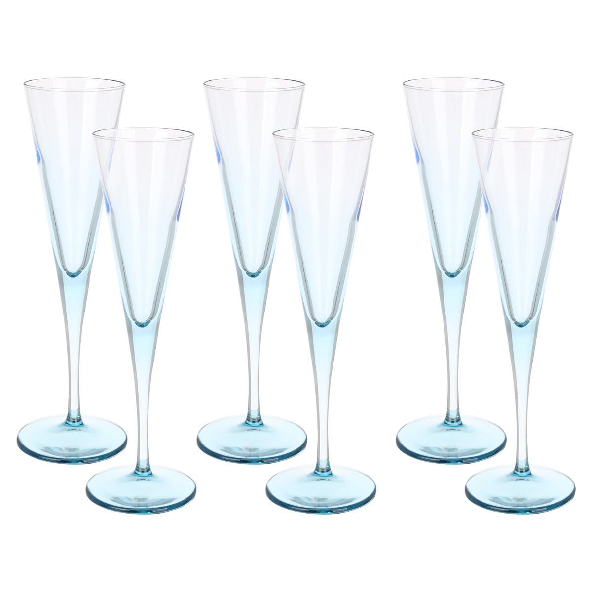 Pasabahce Cup Set, 6 Pieces, 150 ml - Turquoise