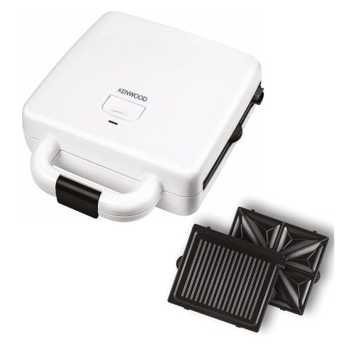 KenWood SMP94 SandWich Maker, 1300 Watt - White