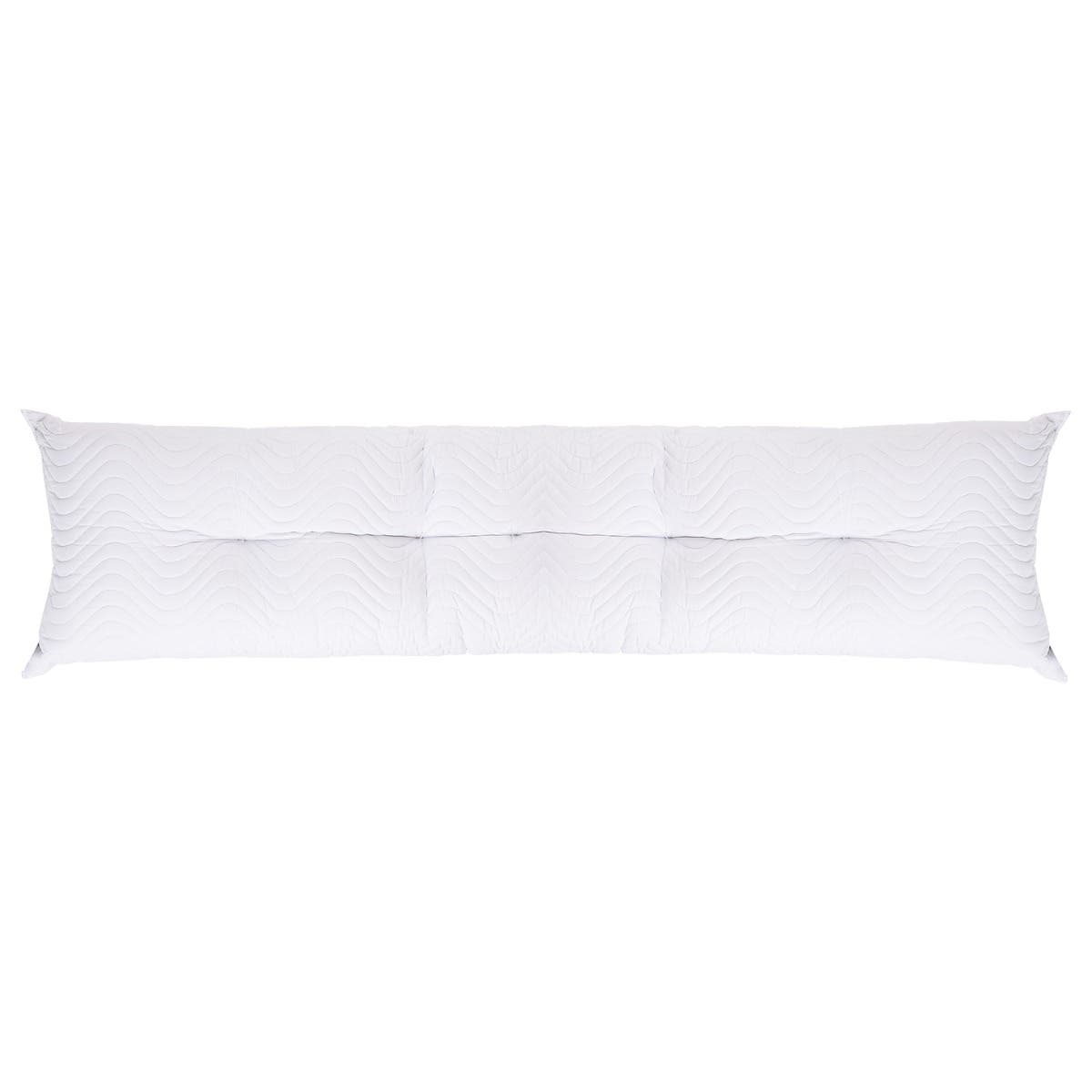 For Bed Fiber Long Pillow, 160 x 45 cm - White