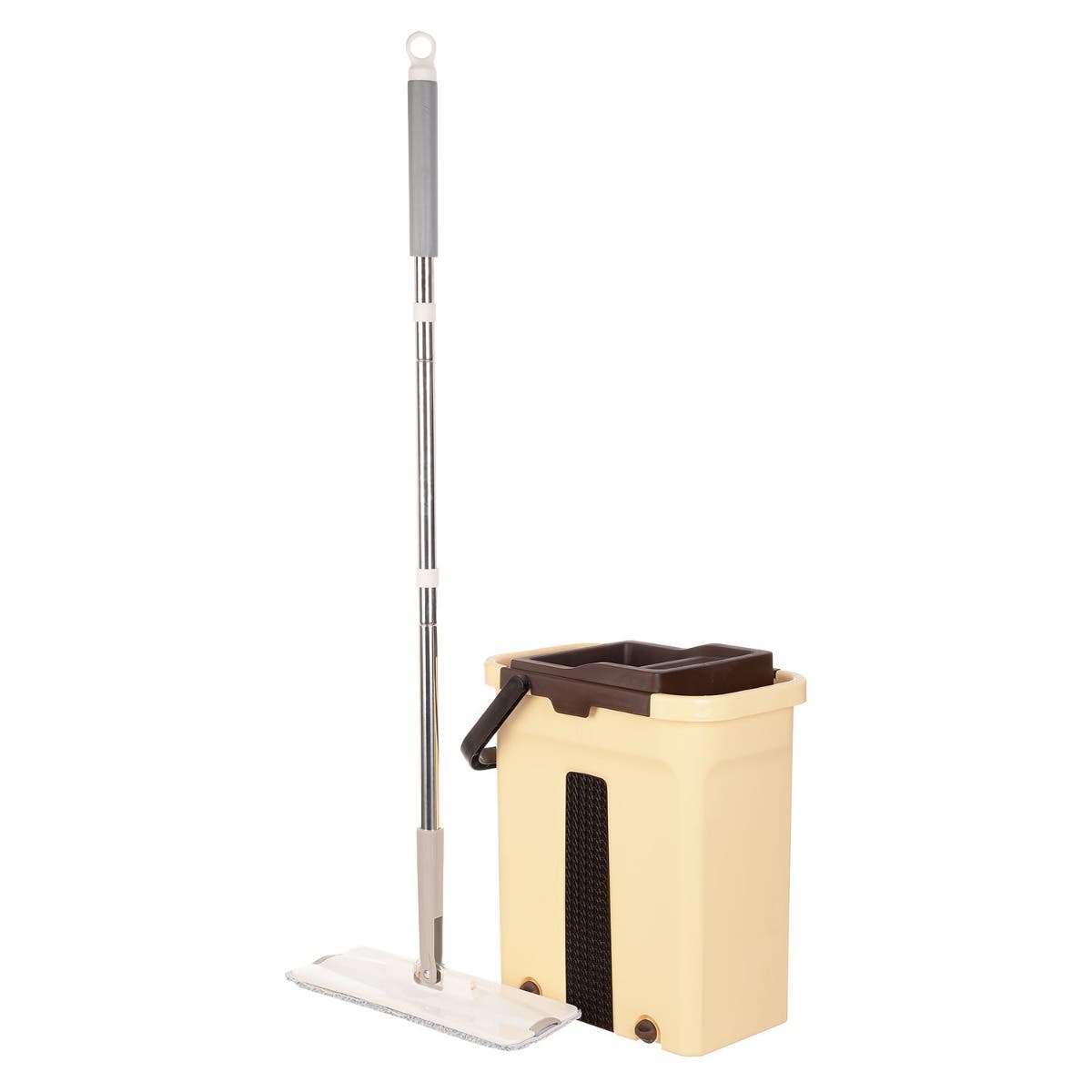 El Helal & Star Parquet Bucket With wringer, 2 Replacements - Beige
