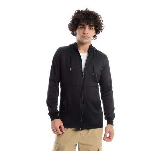 Caesar Cotton For Men's Zipper Sweatshirt