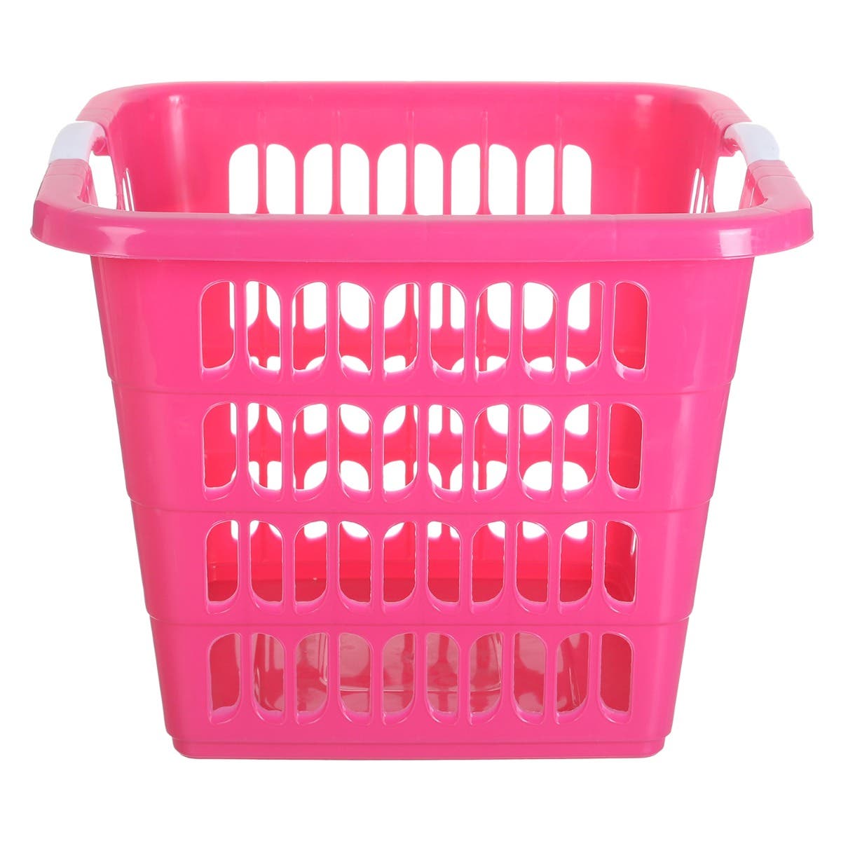 Al Wataneya Plastic Laundry Basket, 47×36 cm - Fuchisa