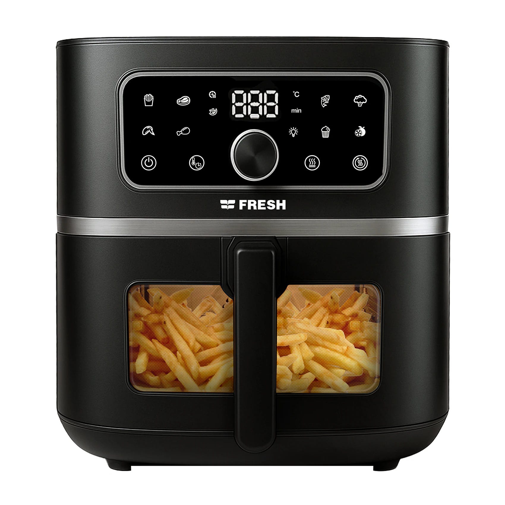 Fresh FAF-D1500B Air Fryer, Digital, 5 Liter, 1500 Watt - Black