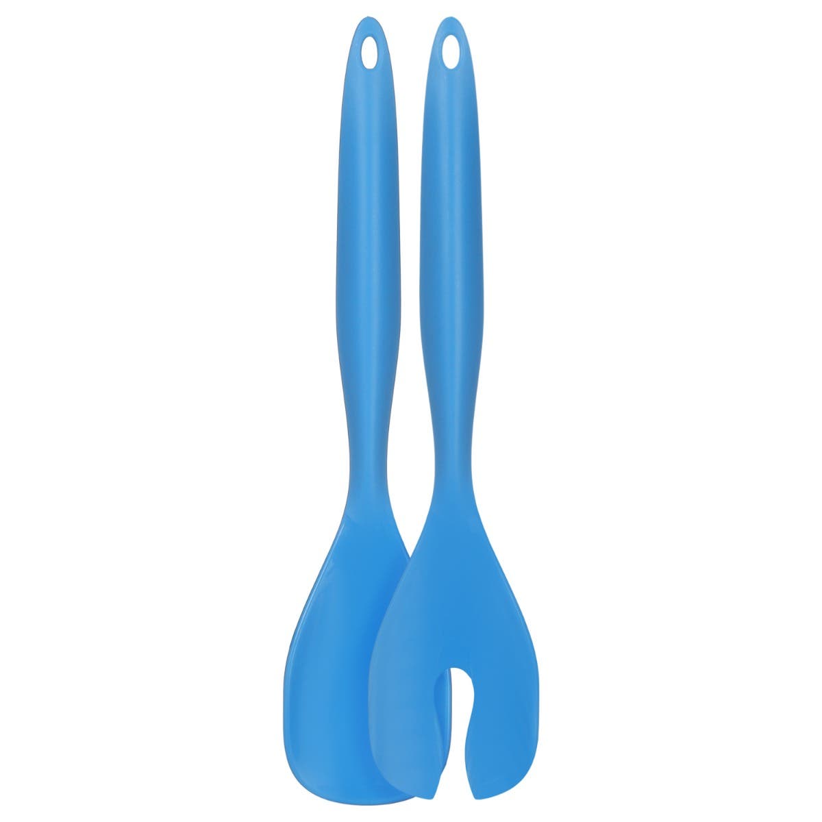 M-Design Plastic Salad Spoon, 2 Pieces - Blue
