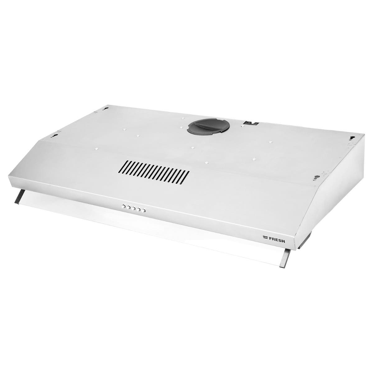 Fresh FHS90S40ML(15907) Classic Stainless Built-in Hood, 90 cm, 3 Speeds, 2 Motors, 2 Carbon Filters - Silver