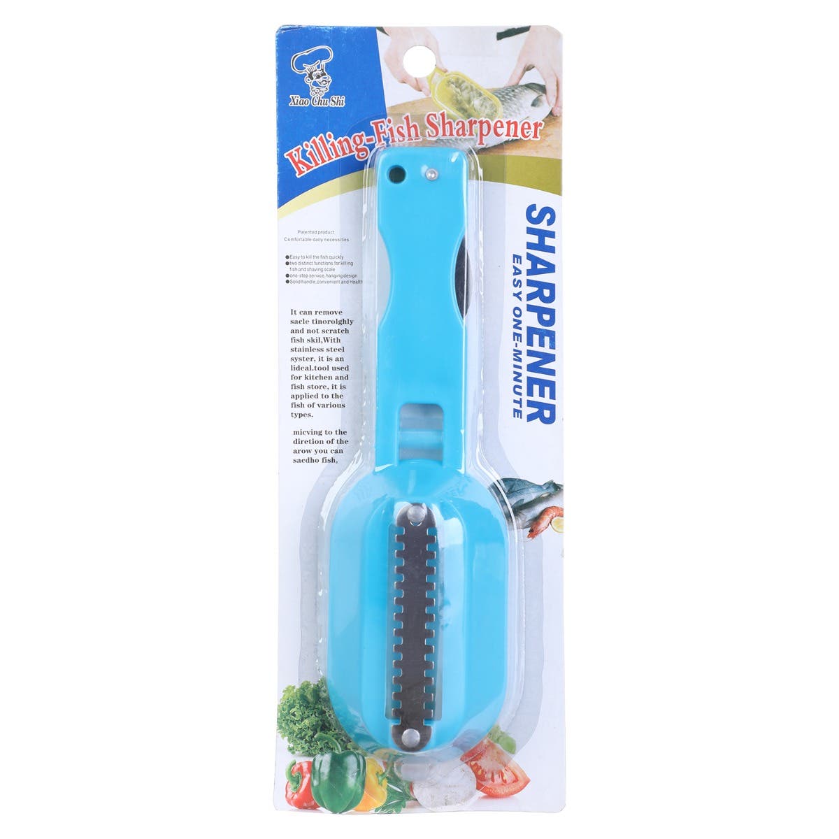 Fish peeler, 19 cm - Light Blue