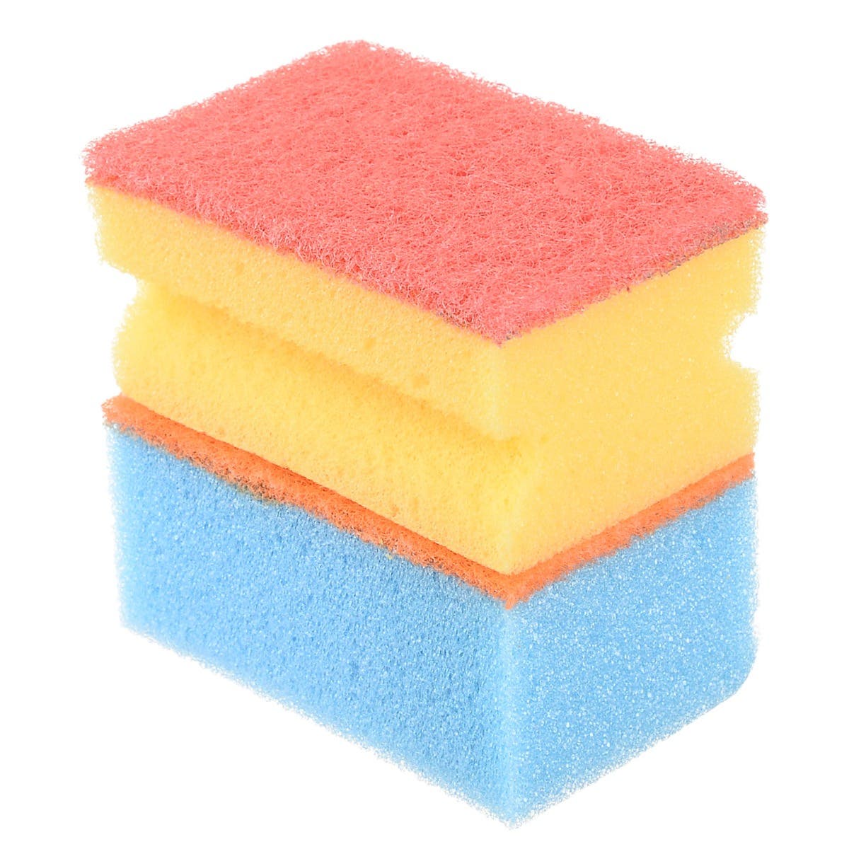 Mero Utensils Sponge Set, 2 Pieces, 4×6×9 cm - Multicolor