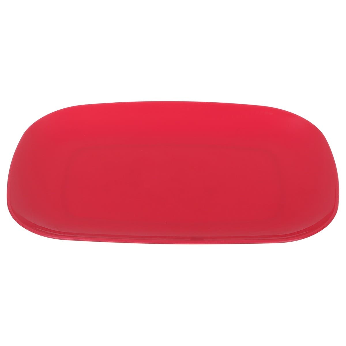 M Design Plastic Plate, 35x25 cm - Fuchsia