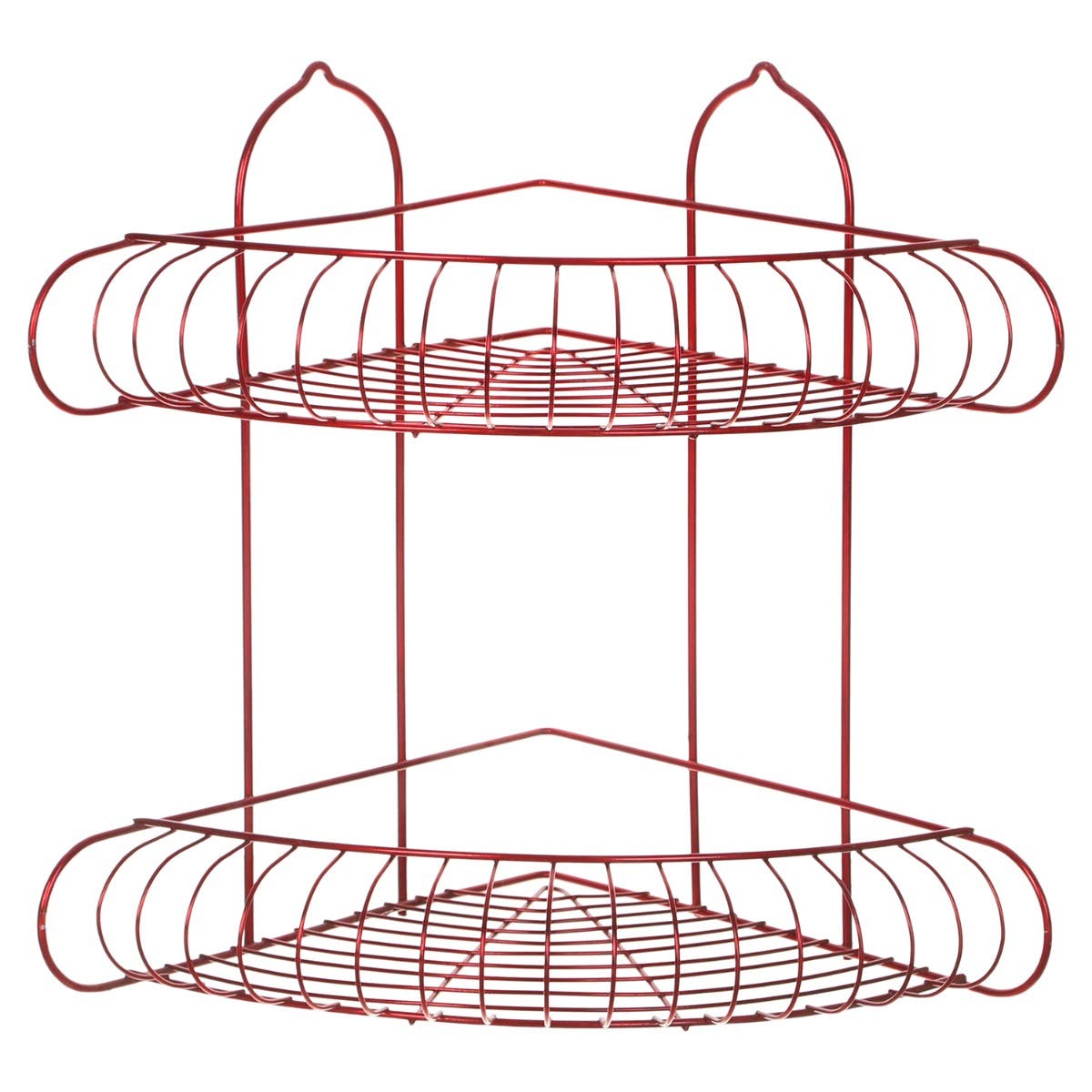 Malik Star Bathroom Corner, 2 Layers, 37×32×32 cm - Red