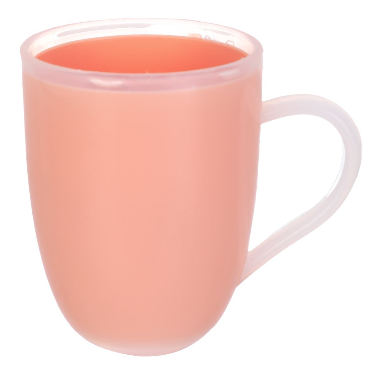 El Hoda Plastic Mug with Handle, 350 ml - Orange
