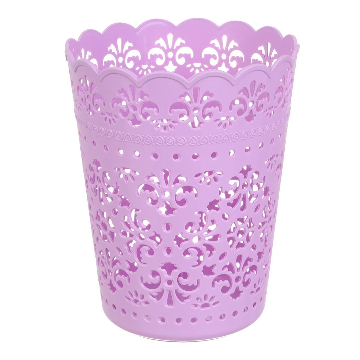 Al Wataneya Plastic Basket, 17×15 cm - Light Purple