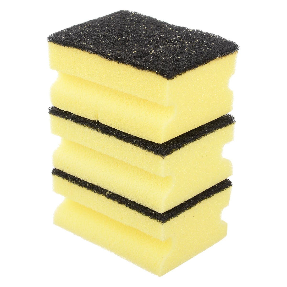 Beba Touch Sponge Set, 3 Pieces - Yellow Black