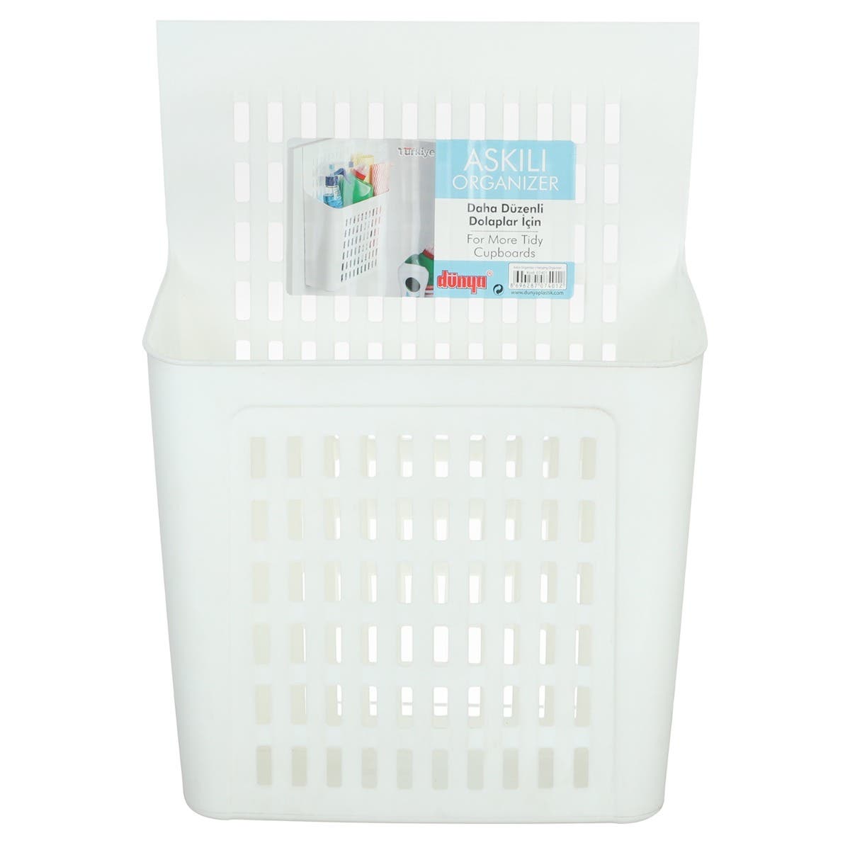 Organizer Rack Plastic , 20×9×35 cm - White