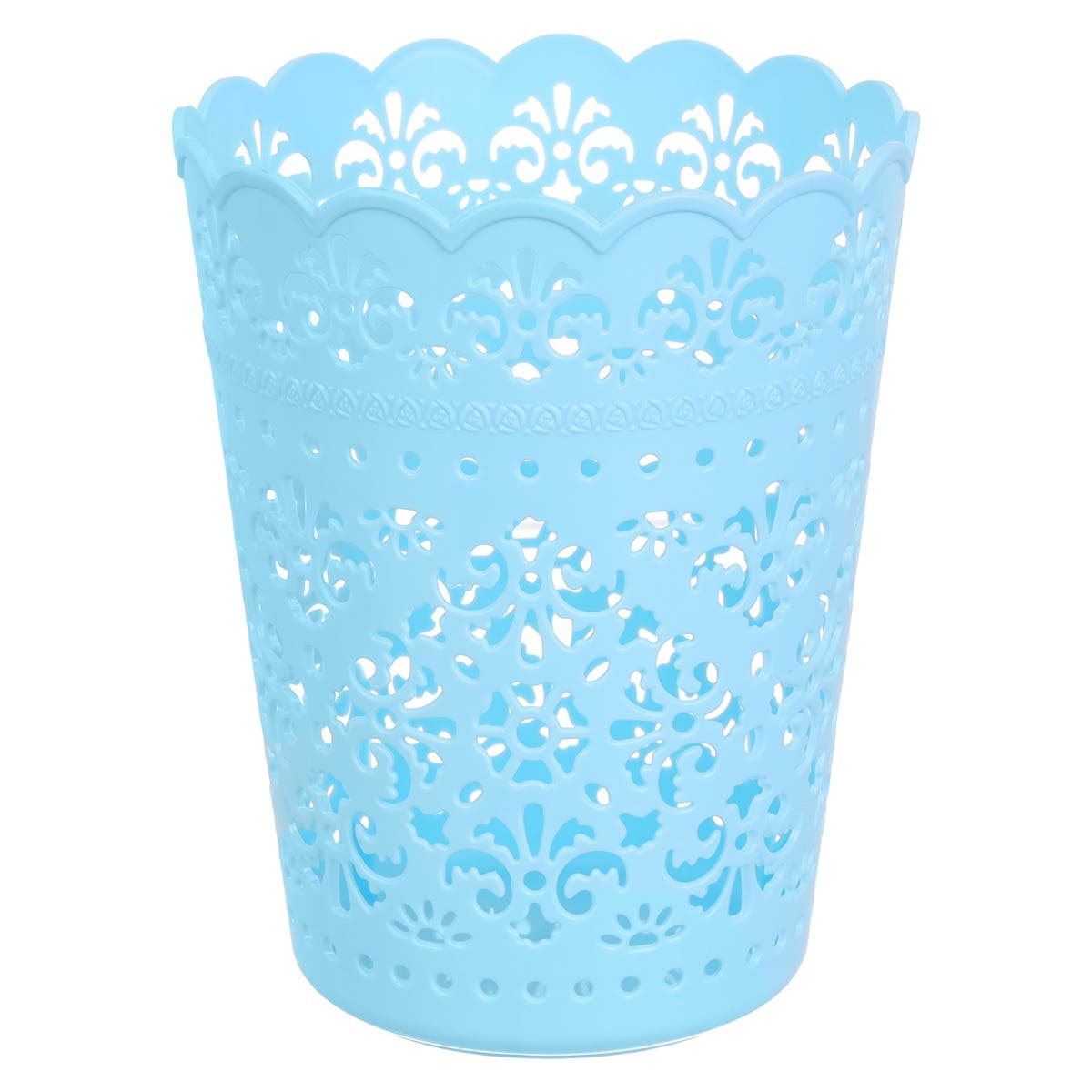 Al Wataneya Plastic Basket, 17×15 cm - Light Blue