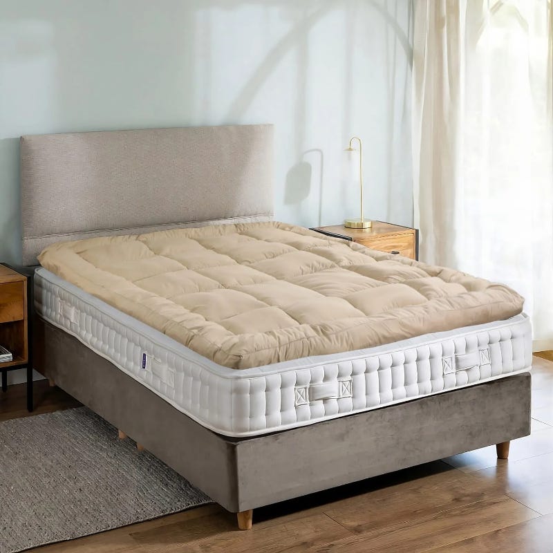Al Sultan Fiber Mattress Topper, 160×195 cm, Height 8 cm
