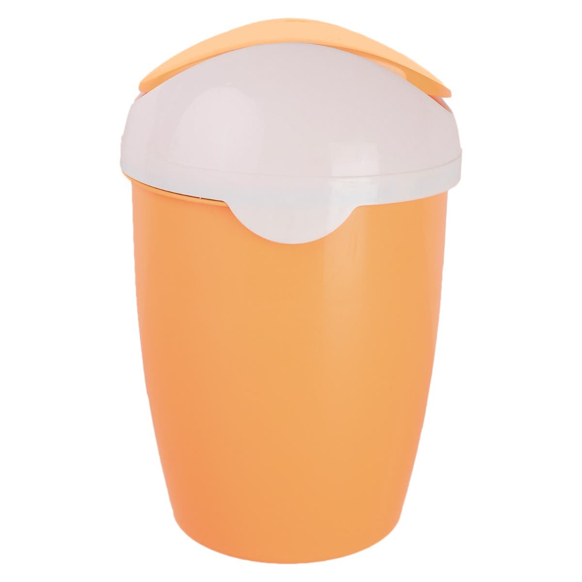 Winner Plast Trash Bin with Flip Cover, 6 Liter - Orange