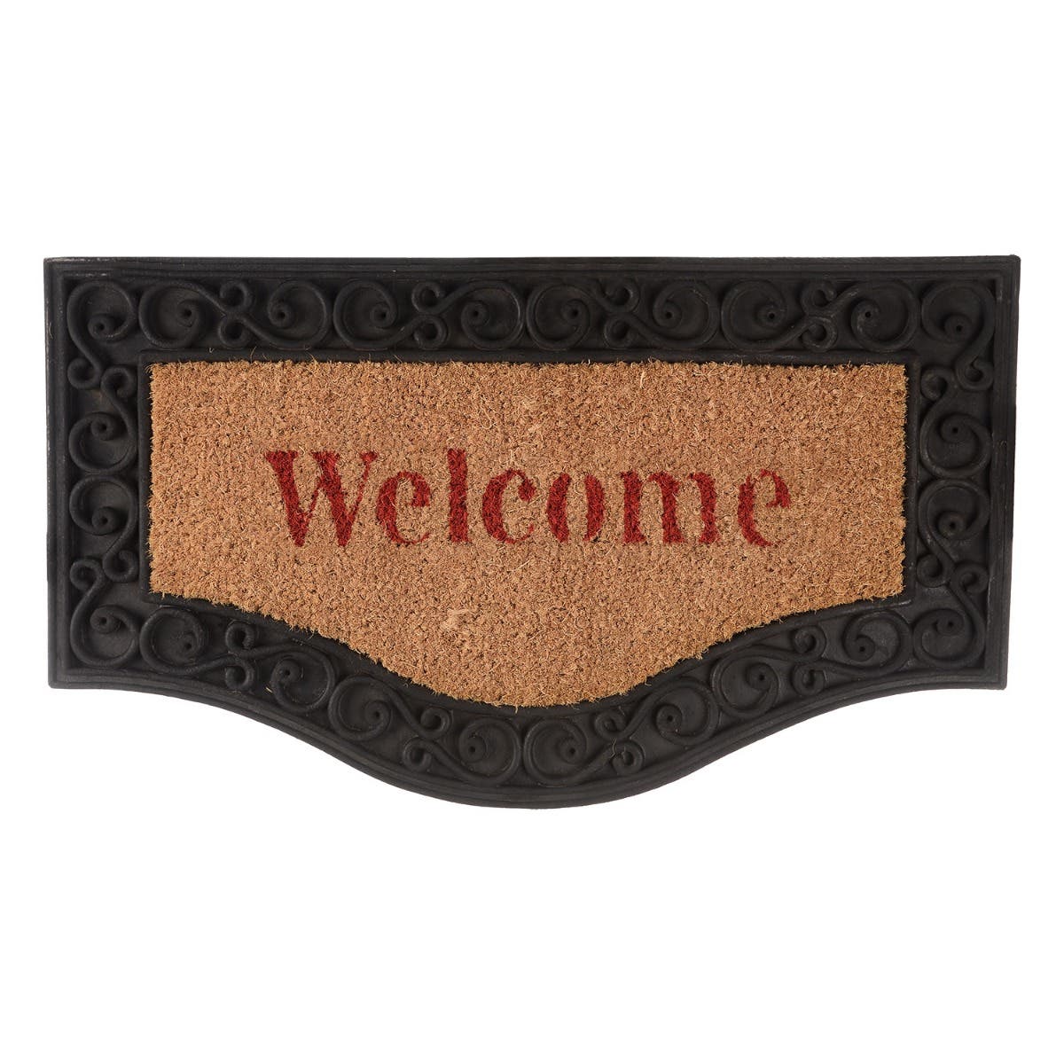 Rectangular Mat, 40×70 cm - Black Red