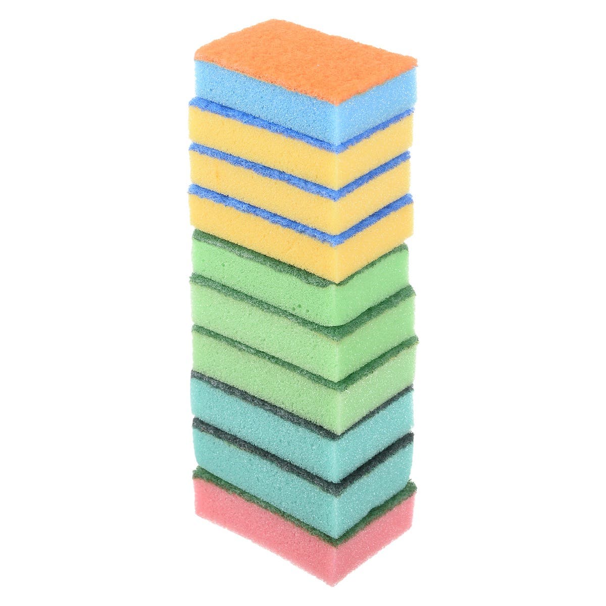 Mero Utensils Sponge Set, 10 Pieces - Multicolor