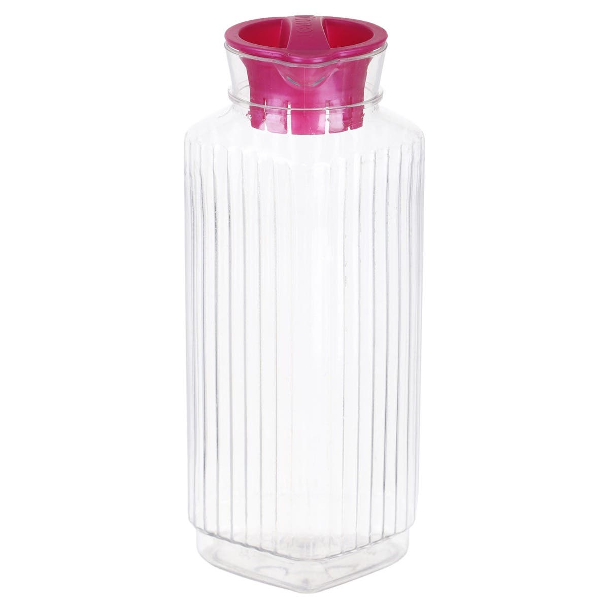 Winner Plast Juice Bottle, 1.5 Liter - Clear Fuchsia