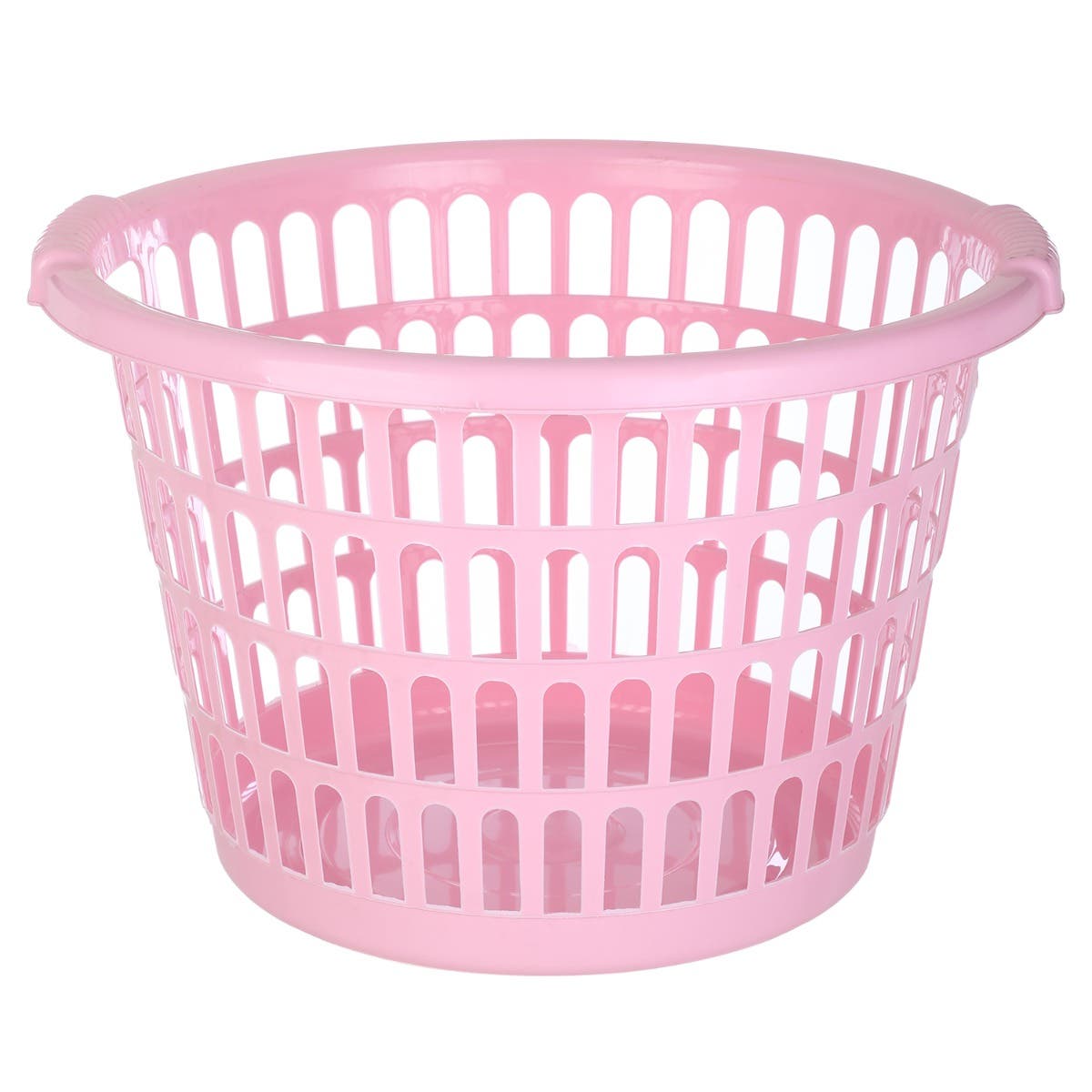 El Hoda Plastic Laundry Basket, 30×45 cm -Rose