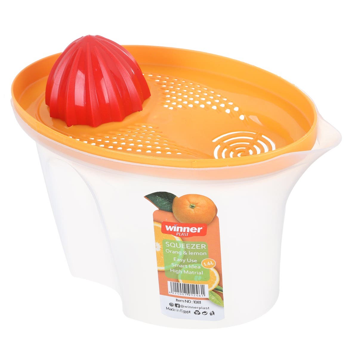 Winner Plast Orange Squeezer, 1.6 Liter - MultiColor