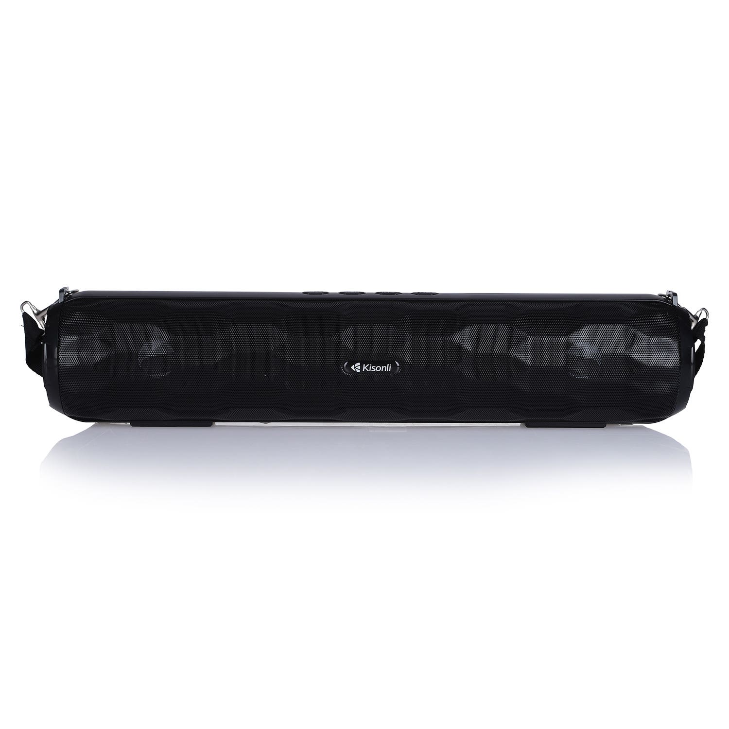 Kesunli LED-908 Luminous Bluetooth Sound Bar, 5W×2 - Black