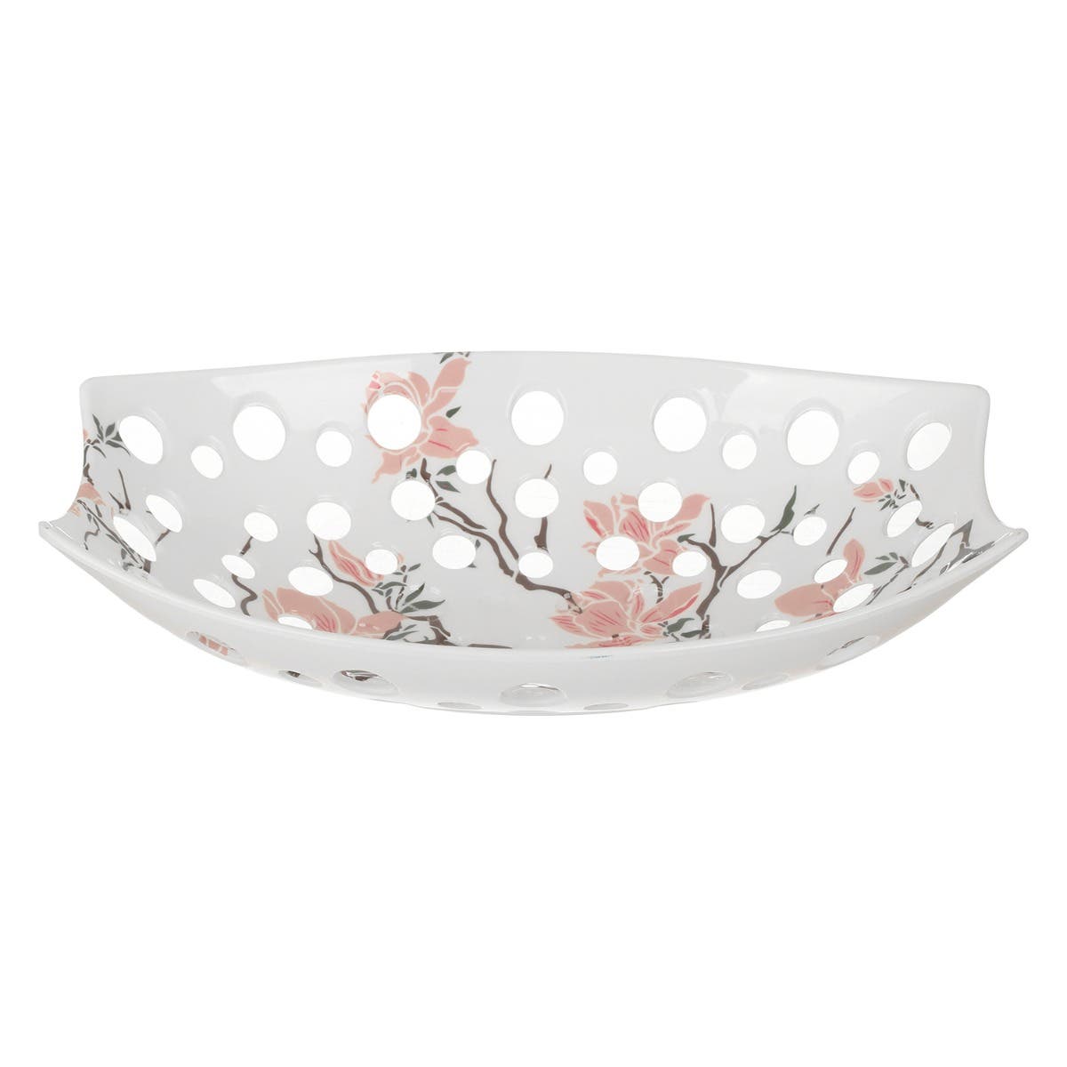 Bright Designs Melamine Fruit Plate, 30 cm - White