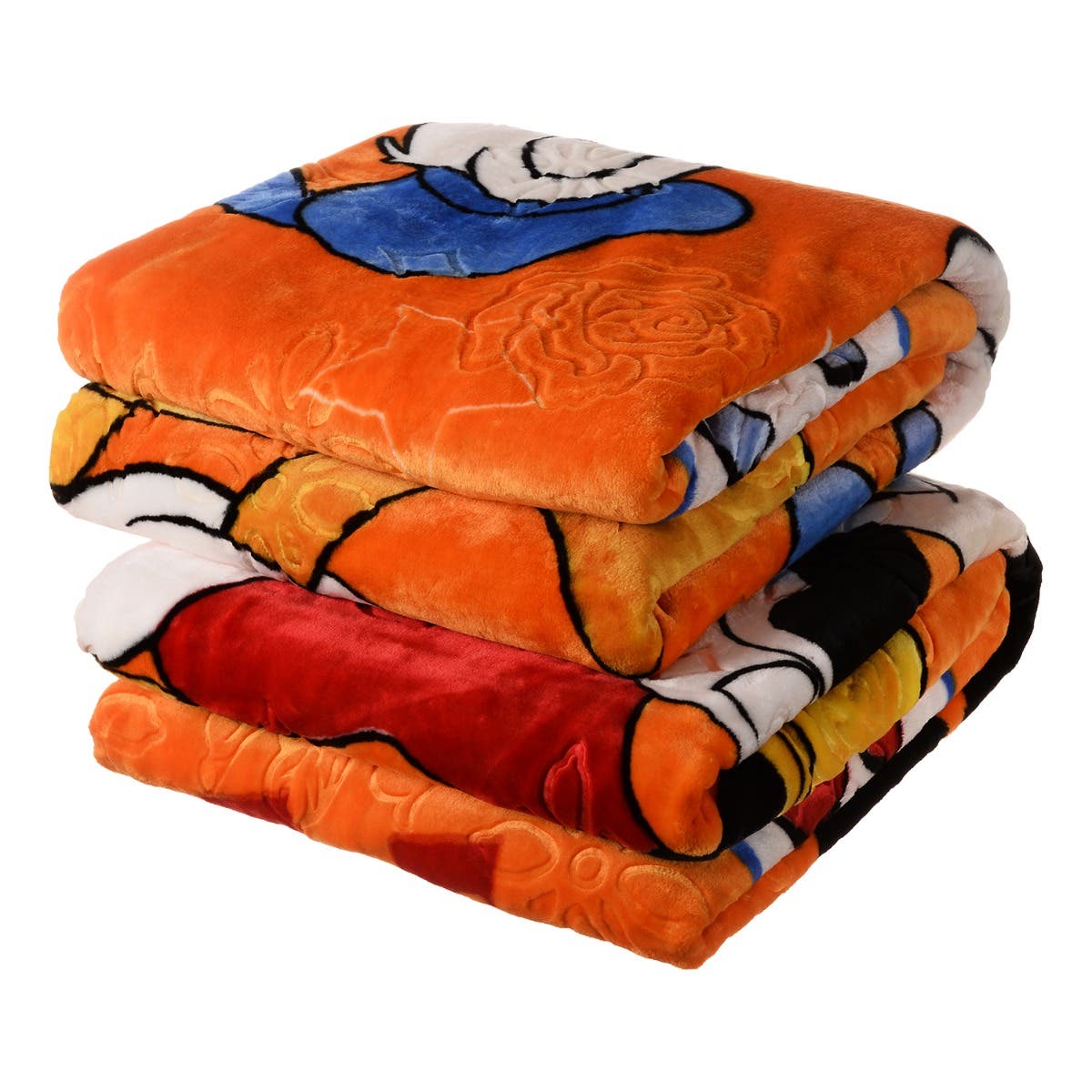 Aslan Velvet Blanket, 2 Pieces, 220×180 cm, 3 Kg - Multicolor