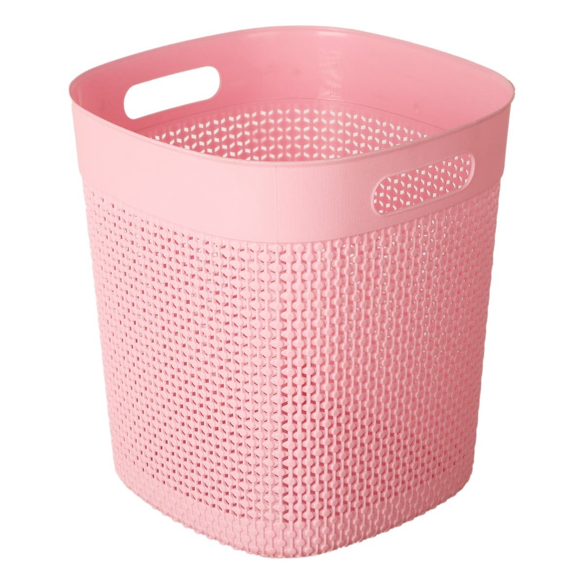 Al Wataneya square Trash Bin, 27×20.5 cm - Rose