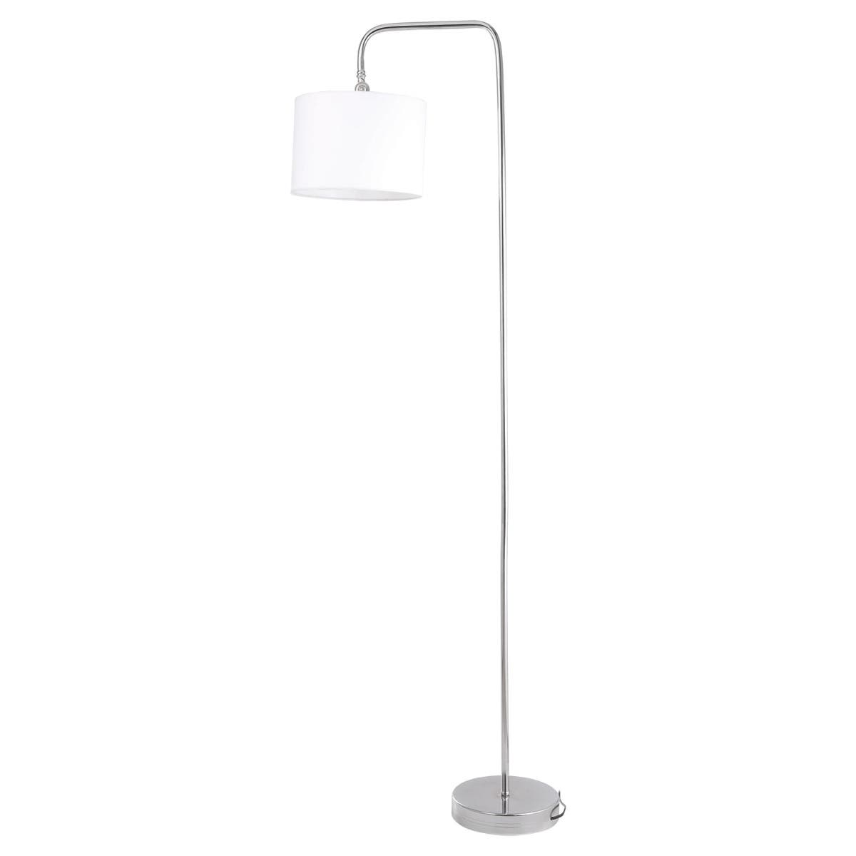 Modern Floor Lamp, 163 cm - Silver