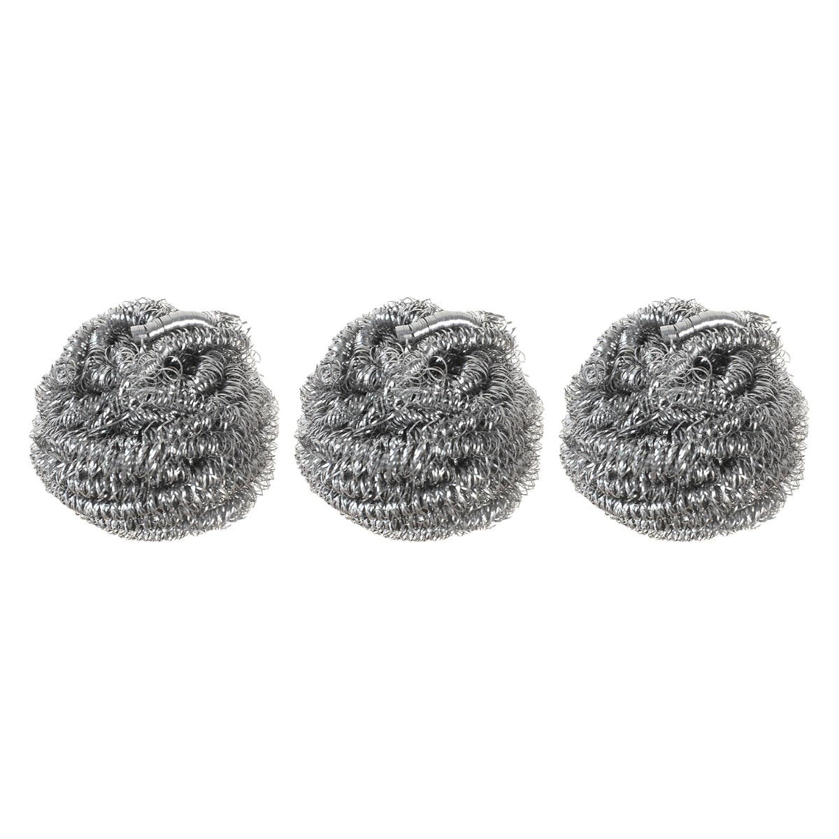 Corazzi Stainless Steel Utensils Sponge Set, 3 Pieces - Gray